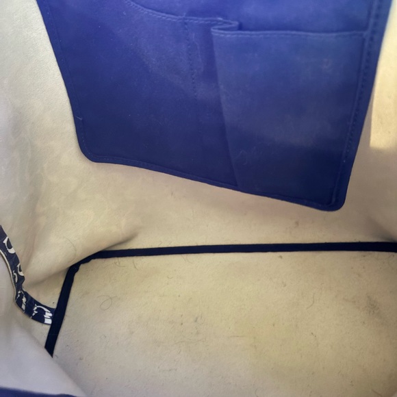 Coach Navy and Beige Women's Tote Bag - Picture 6 of 7